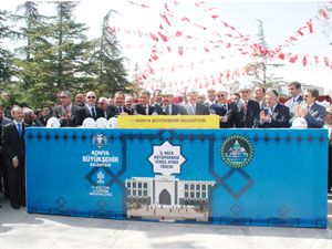 Kütüphanenin temeli atıldı