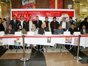 Konyalı yazarlar, okurlarıyla buluştu