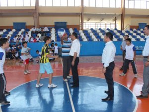 Beyşehir'de basketbol yaz spor okulu