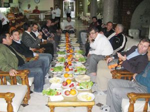 Sauna Gümüşkapı’da gazeteciler stres attı