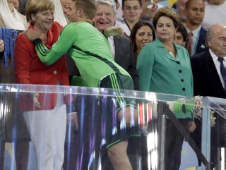Merkel'in Dünya Kupası heyecanı