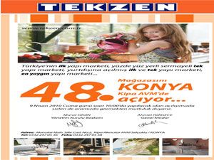 Tekzen, Konya’da 48. mağazayı açıyor
