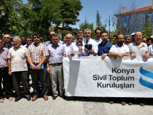 Konya'dan İsrail'e protesto