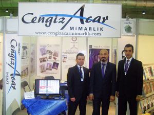 Cengiz Acar Mimarlık fuarda yoğun ilgi gördü