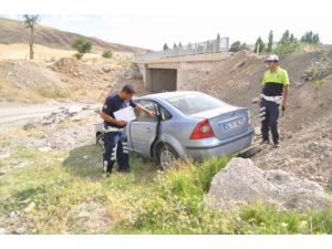 Yozgat’ta Otomobil Şarampole Uçtu: 6 Yaralı