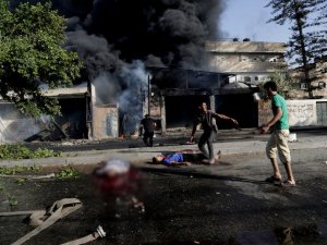 İsrail yine Şucaiyye'yi bombaladı