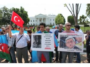 Beyaz Saray Önünde Ermenistan Protestosu