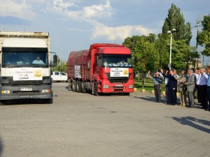 Türkmenler'e Konya'dan yardım