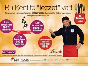 Geleneksel ev yemekleri Kentplaza’da yarışıyor