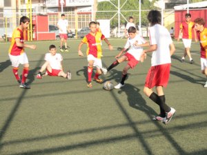 Futbol okulları özel maç yaptı