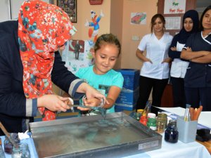 Tedavi gören çocuklara 'ebru' dopingi