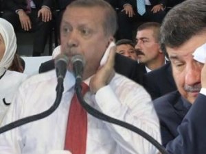 Davutoğlu ve Erdoğan sıcaktan bunaldı