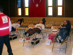 Sarayönü'nde kan bağış kampanyası düzenlendi
