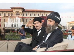 Atatürk'ün Sivas'a Gelişi Temsili Olarak Canlandırıldı