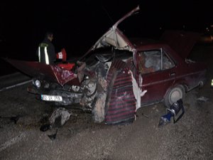 Kaza yaptığı minibüsle 5 kilometre kaçtı