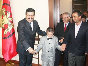 Engelli öğrenci temsili vali oldu