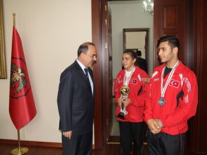 Şampiyonlar Beyşehir Protokolünü ziyaret etti