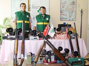 3 araca ve 61 av tüfeğine el konuldu