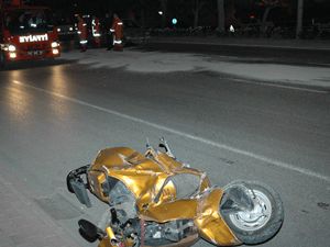 Motosiklet kazası: 1 ölü