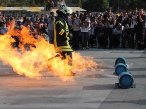 Konya’da itfaiye haftası kutlanıyor