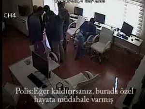 Karşı’ya Polis Baskını Kamerada