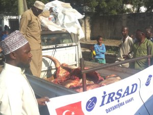 İrşad, Tanzanya'da kurban kesti