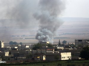 Sivil halk Kobani'yi boşalttı