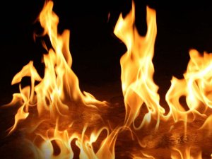 Konya'da İşyerinde yangın