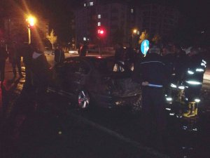 LPG'li otomobil yandı