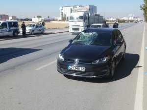 Konya'da otomobilin çarptığı kişi öldü