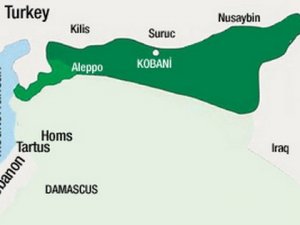 İngiliz The Times'taki Kürdistan haritası