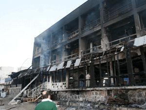 Bodrum'da otel yangını