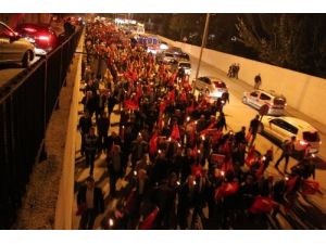 Cumhuriyet'in 91. Yılını Fener Alayı İle Kutladılar