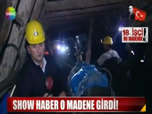 Emenek'te madenin içinden ilk görüntüler