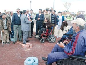 Olimpiyat Parkı’nı ilk engelliler gezdi
