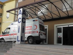 Kulu'da otomobil takla attı