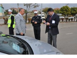 Hava Kirliliğini Önlemek İçin Araçlara Egzoz Muayenesi Yapıldı