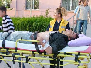 Elektrik akımına kapılan işçi ağır yaralandı