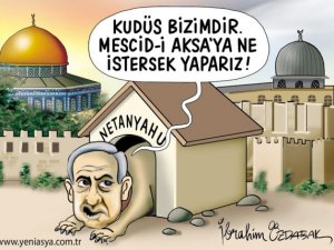 Yeni Asya'dan İsrail'i çıldırtacak karikatür