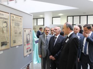 Seyit Küçükbezirci'nin gazete sergisi açıldı