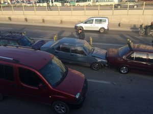 Aydınlık'ta 6 araç birbirine girdi