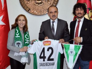 Vali Erol'dan Davıd Beckham'a formalı davet