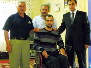 Felçli üniversite öğrencisine akülü araba