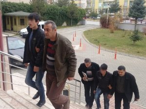 Musluk hırsızları yakalandı