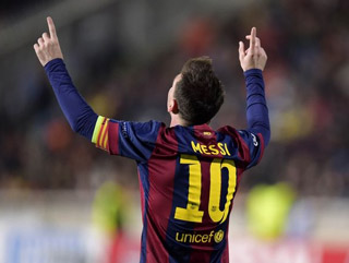 Messi'den Şampiyonlar Ligi'nde gol rekoru