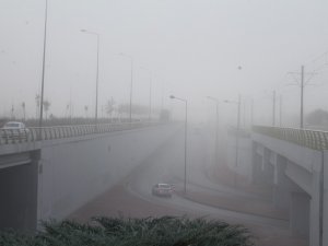 Konya güne sis ile başladı