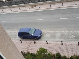 Bisiklet yoluna parka ceza!