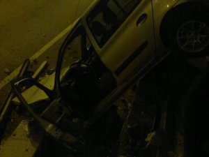 Aşırı hızın sonu kötü oldu!