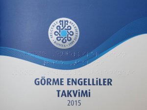 Görme engellilere özel 2015 takvimi