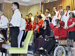 Seydişehir'de engellilerin konseri büyük alkış aldı